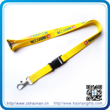 Benutzerdefinierte gedruckte Polyester Lanyard mit Metallhaken